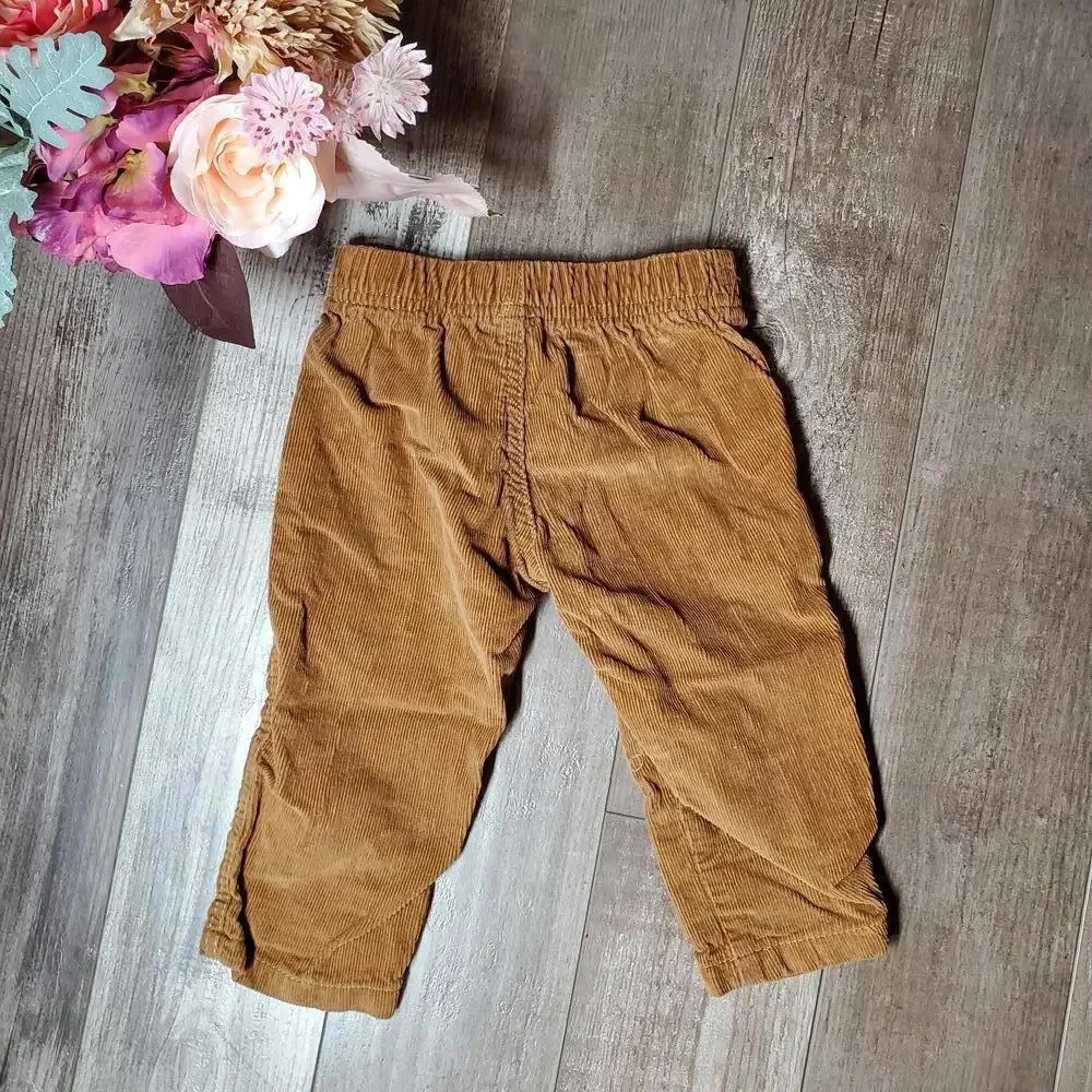 Carter's Size 12m Tan Corduroy Boys Pants NWOT